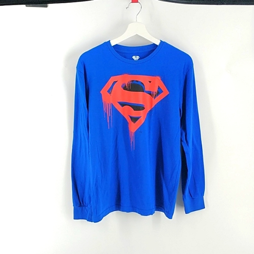 DC superman vintage long sleeve shirt